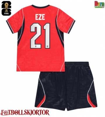 England Eberechi Eze #21 Borta Kläder Barn VM 2026 Kortärmad (+ Korta byxor)